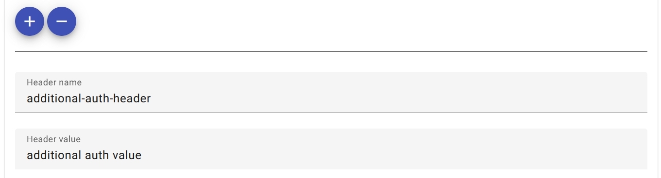 additional application authentication headers