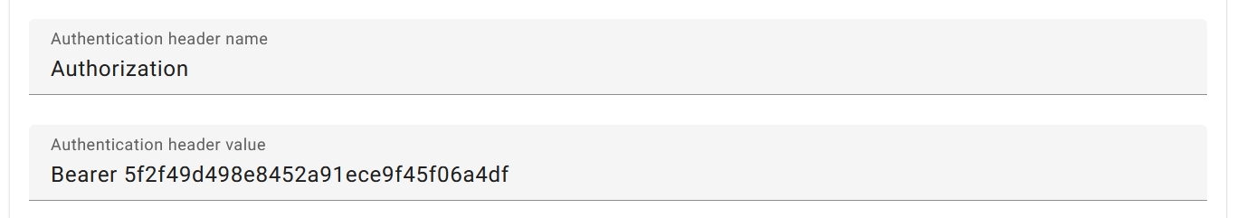 application oauth2 bearer token