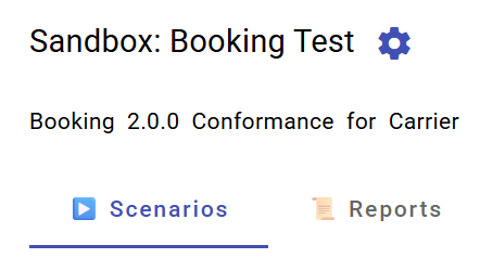 sandbox name and tabs