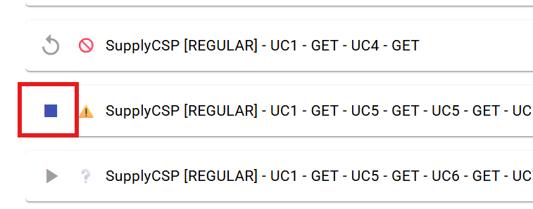 stop running scenario